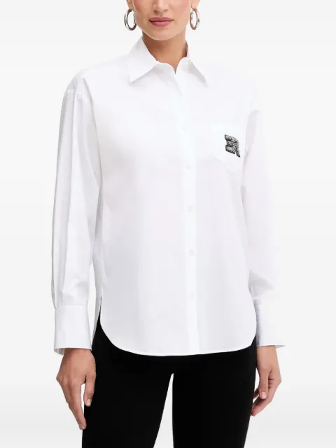 ERMANNO FIRENZE  logo-detail long-sleeve shirt