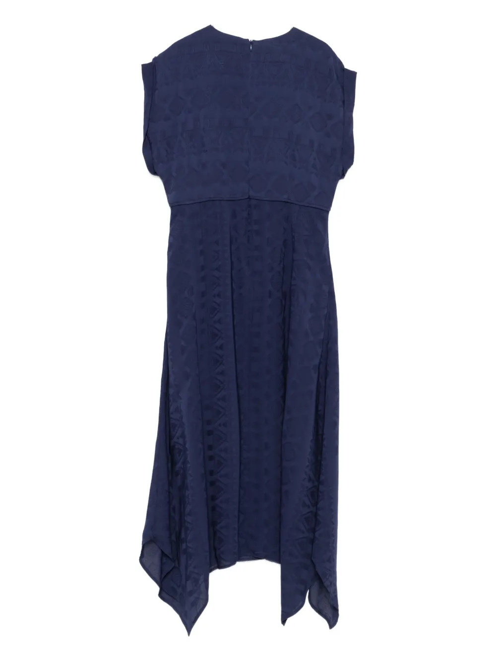 Ba&Sh Inaia asymmetric midi dress - Blauw