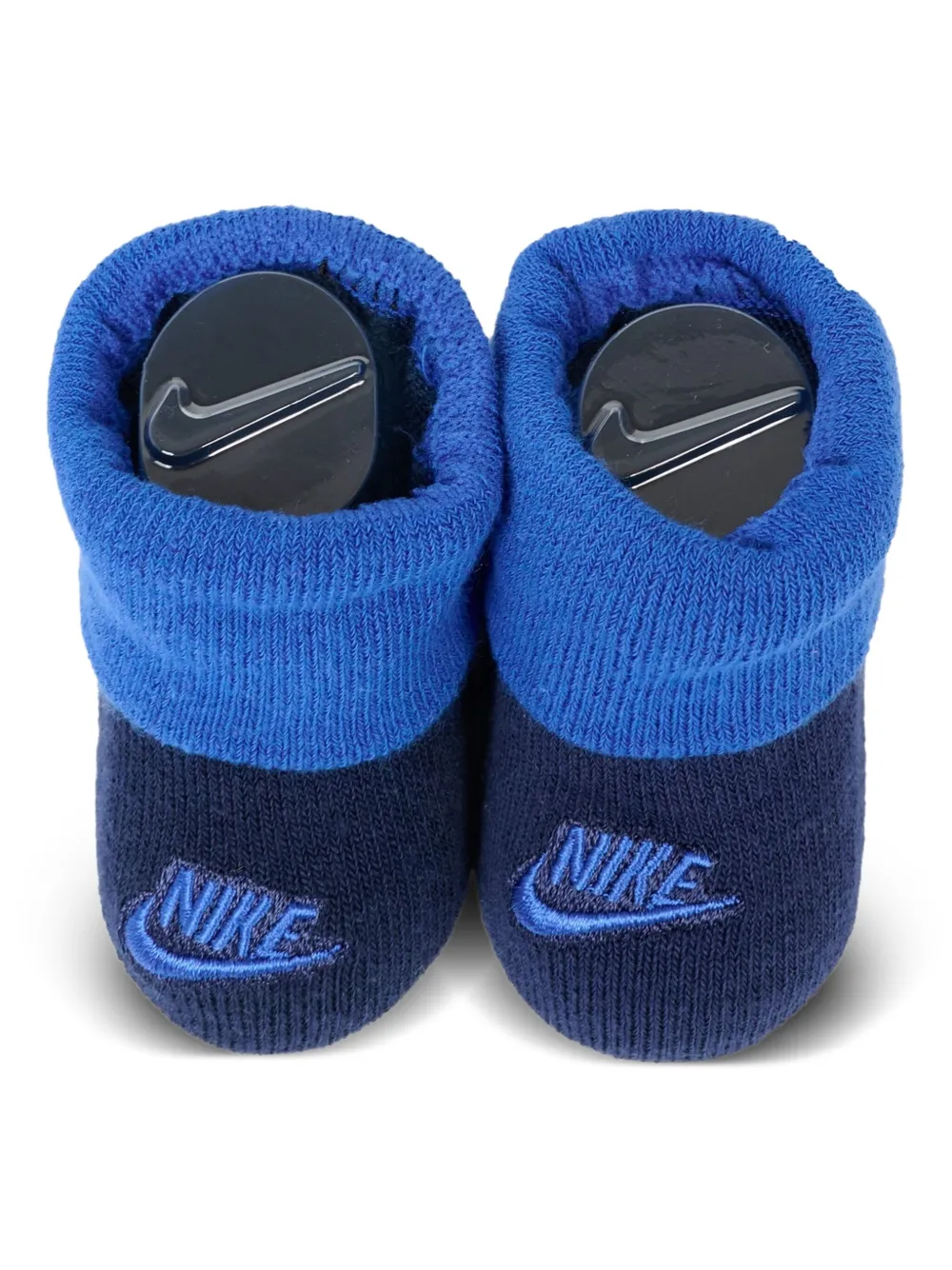 Nike Kids logo-applique babygrow set Blauw