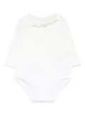 La Stupenderia ruffled-collar bodysuit - White