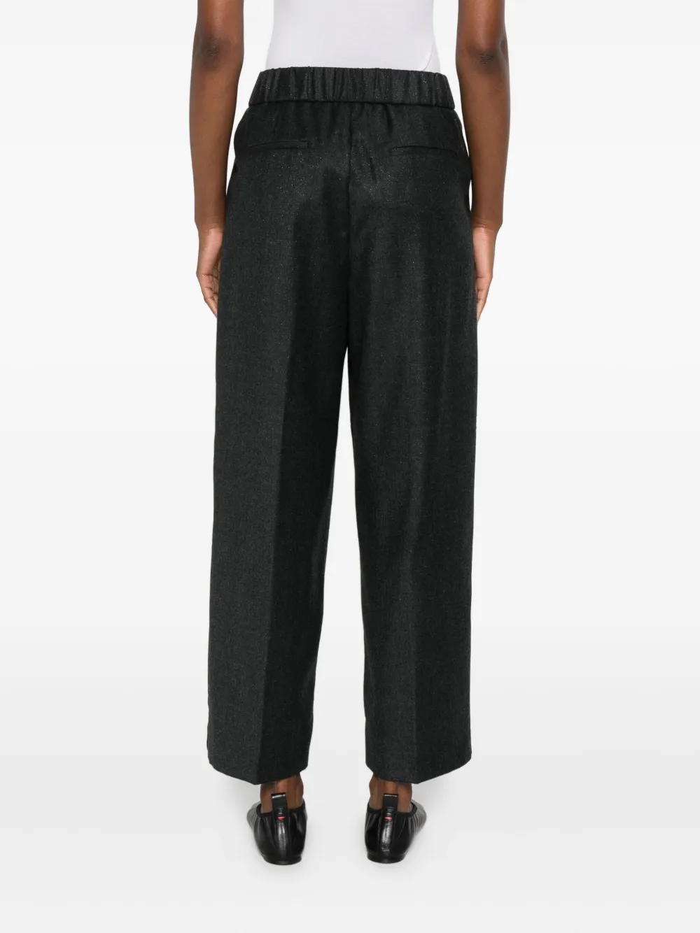 Peserico Broek met zijstreep Grijs