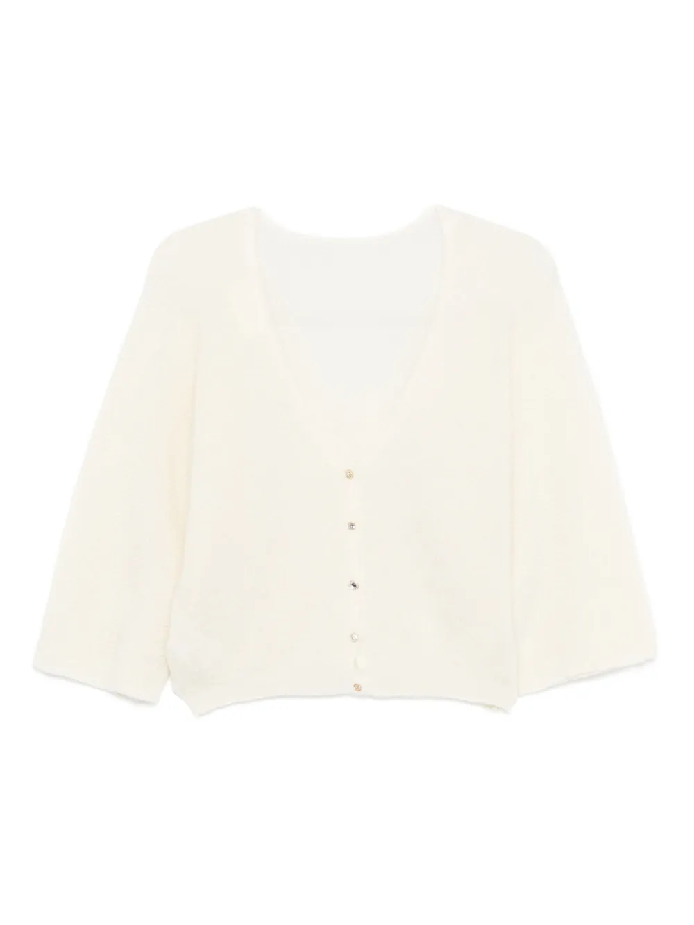 Ba&Sh Isaac vest met knopen Beige