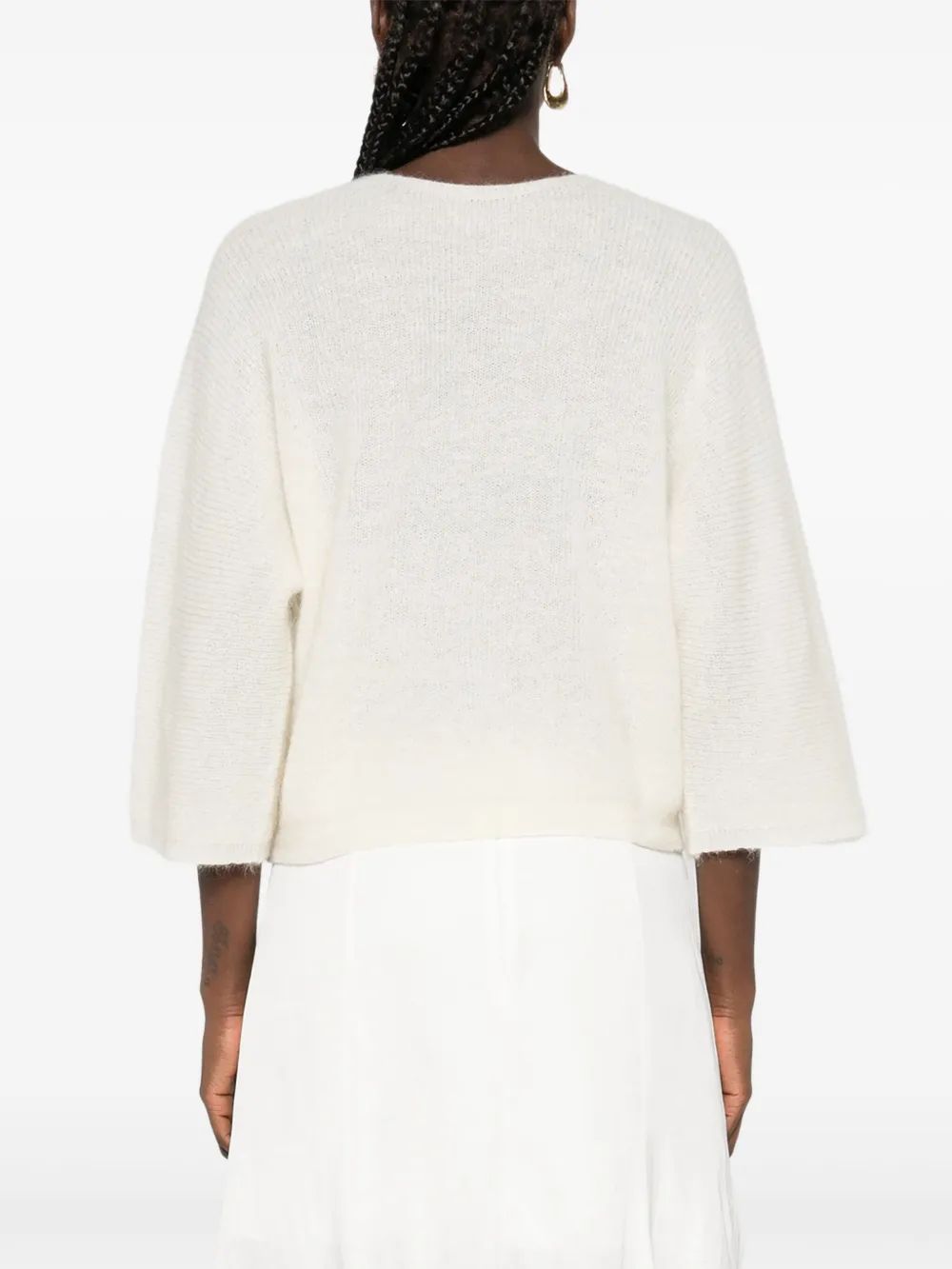 Ba&Sh Isaac vest met knopen Beige