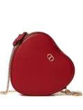 TWINSET heart-shaped chain-strap bag - Red