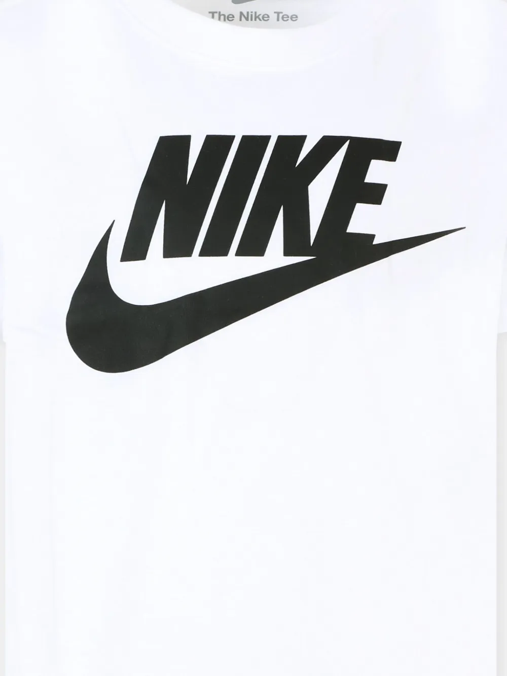 Nike Kids logo-print short-sleeve T-shirt Wit