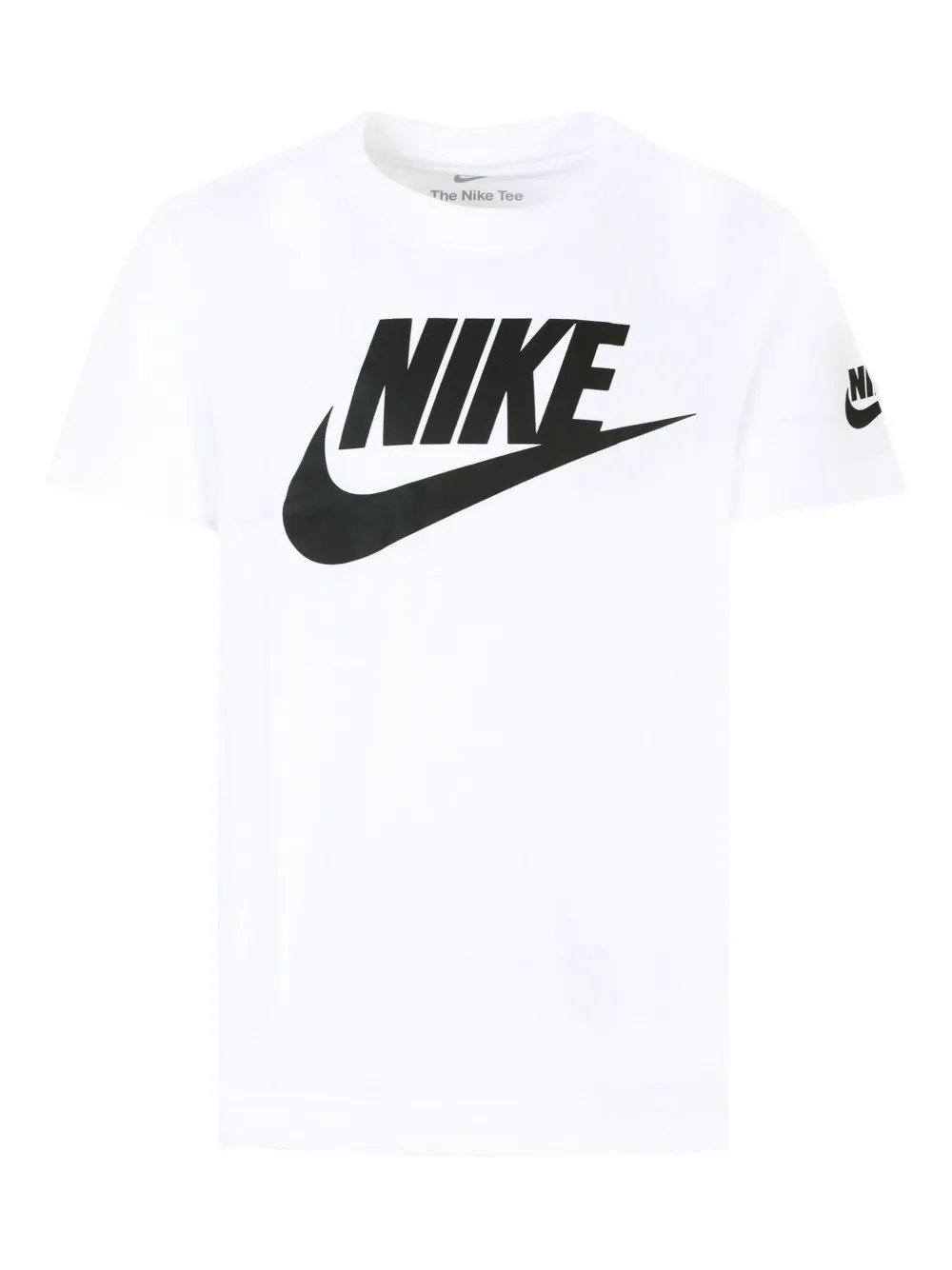Nike Kids logo-print short-sleeve T-shirt Wit