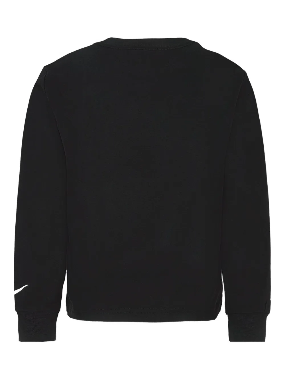 Nike Kids long-sleeve graphic-print T-shirt Zwart