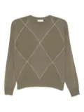 Peserico diamond-pattern sweater - Green