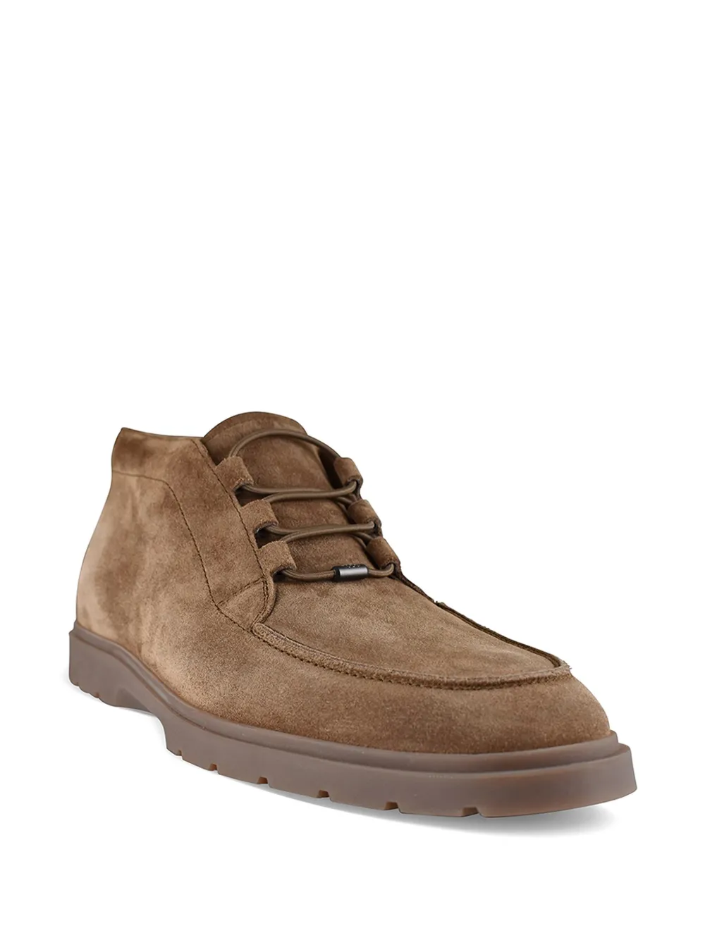 Tod's Suède enkellaarzen met trekkoord Bruin