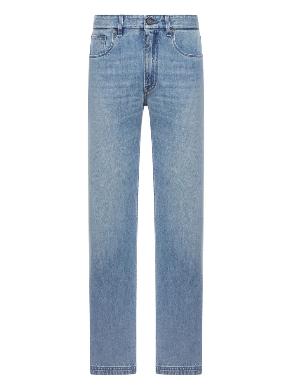 FENDI five-pocket stonewash jeans Blauw