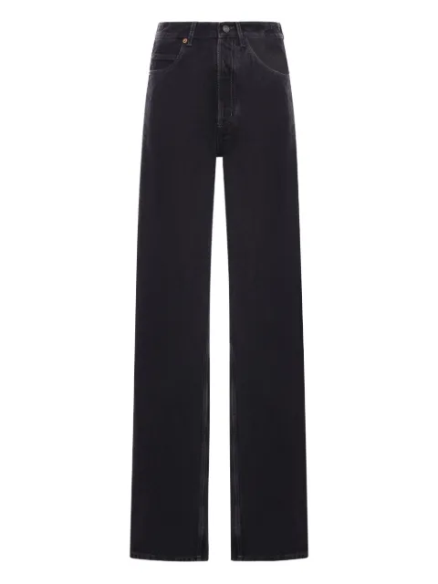 Saint Laurent V-waist wide-leg jeans