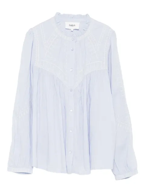 Ba&Sh Jaky embroidered ruffled blouse