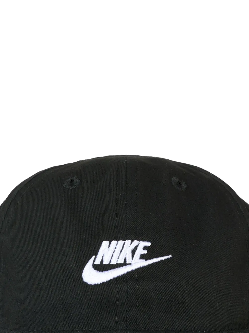 Nike Kids Honkbalpet met geborduurd logo Zwart