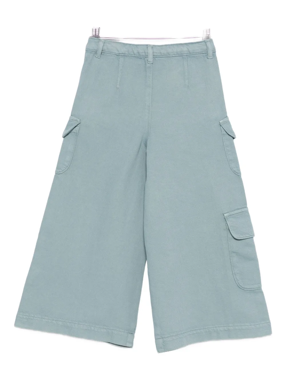 Emporio Armani Kids cargo-pockets trousers Blauw
