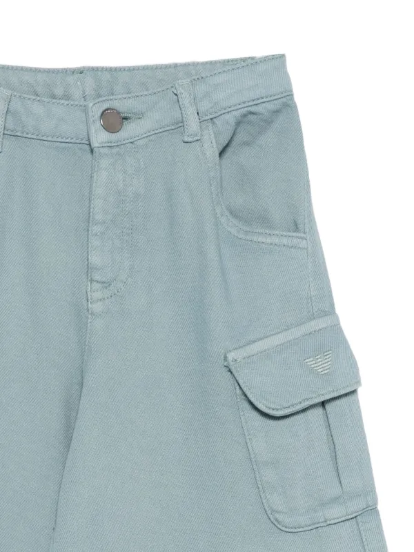 Emporio Armani Kids カーゴパンツ | ブルー | FARFETCH JP