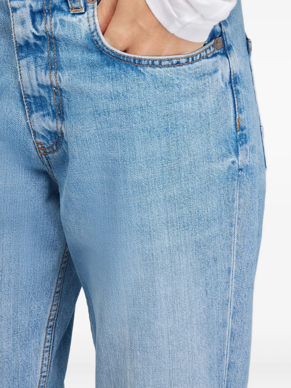 Semicouture Gemma katoenen jeans Blauw