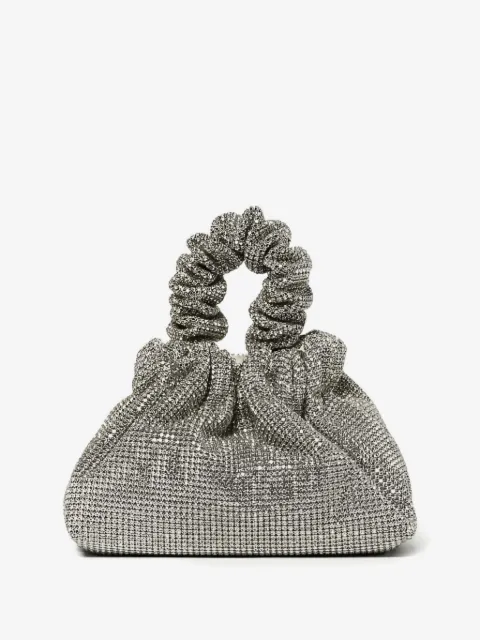 TWENTY FOURHAITCH skuldertaske med krystaludsmykket håndtag