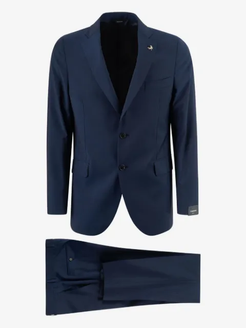 Tombolini three-button navy suit