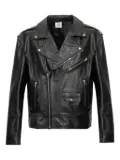 VETEMENTS zip-fastening leather jacket - Black