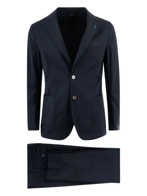 Tombolini two-button patch-pocket suit