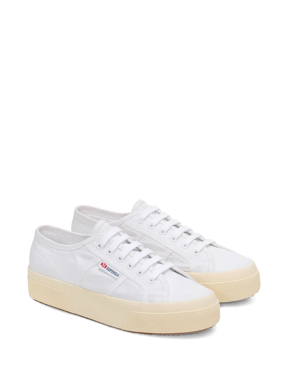 Superga 2740 sneakers met plateauzool - Wit