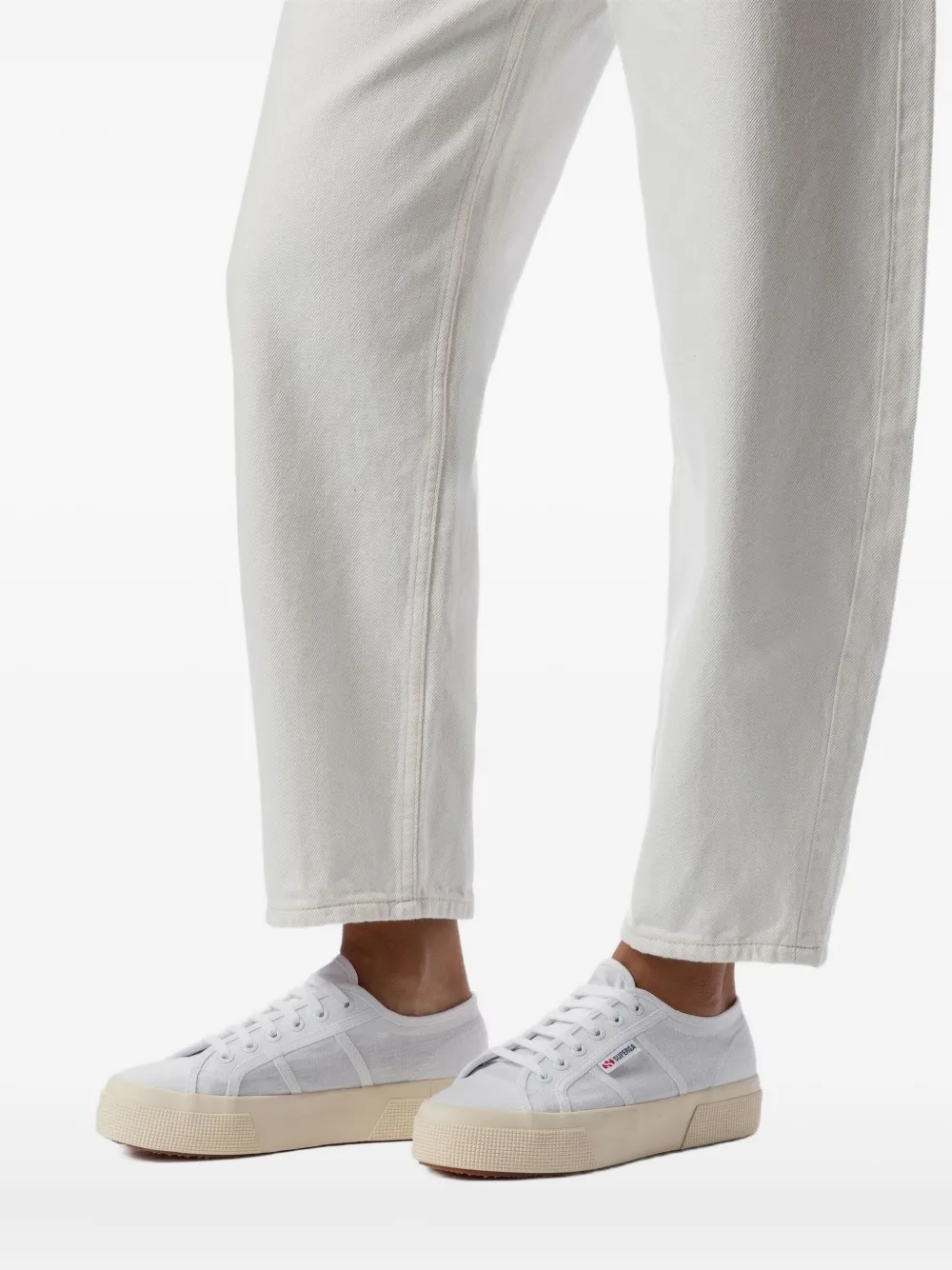 Superga 2740 sneakers met plateauzool Wit