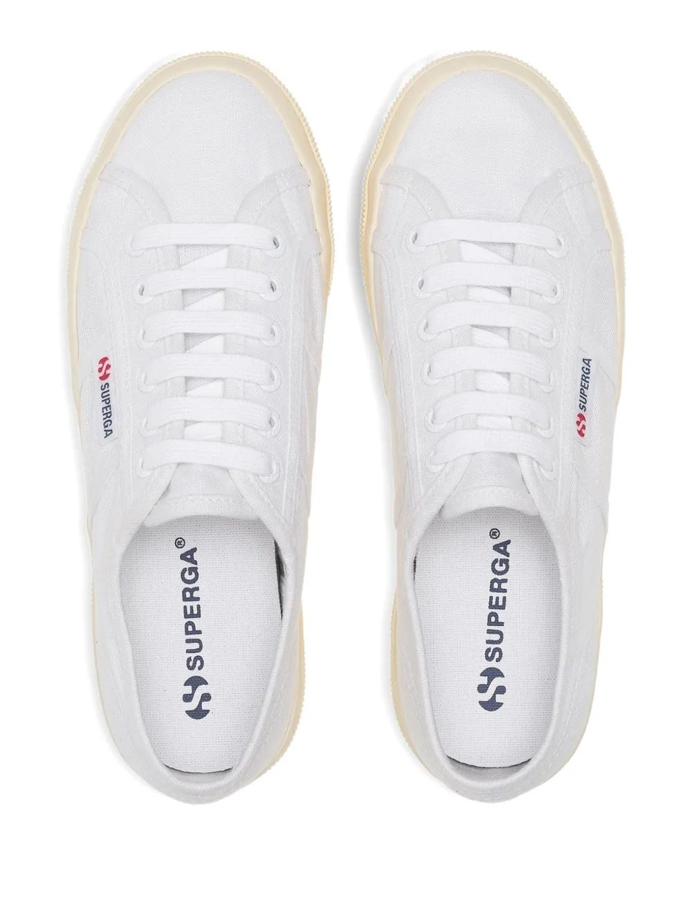 Superga 2740 sneakers met plateauzool Wit