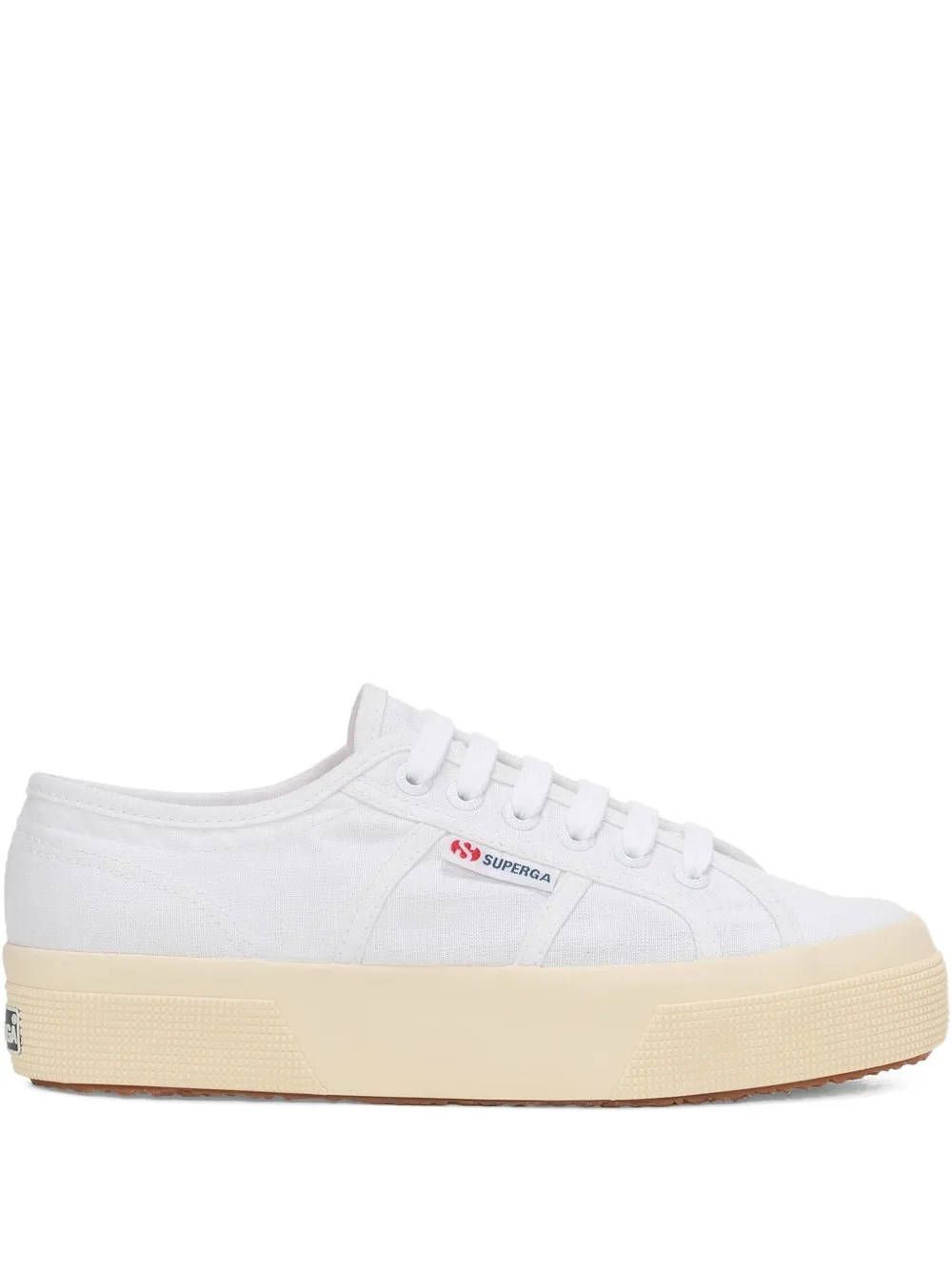 Superga 2740 platform lace-up sneakers White