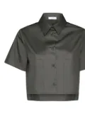 kaos patch-pocket short-sleeve shirt - Green