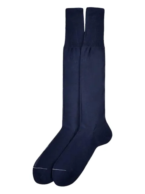 Gallo ribbed-trims socks