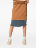 TWINSET two-tone midi skirt - Brown
