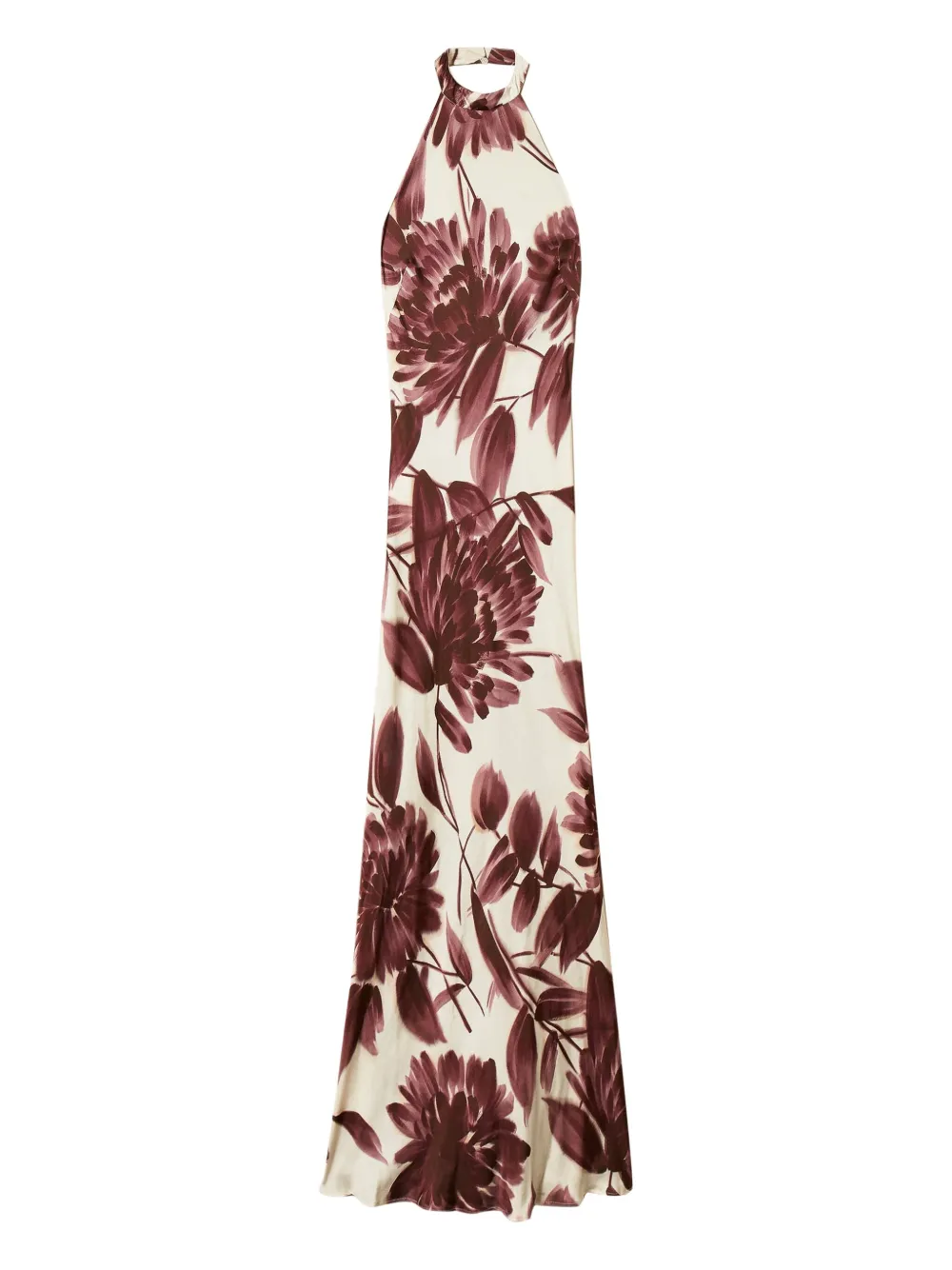 TWINSET Maxi-jurk met bloemenprint Rood