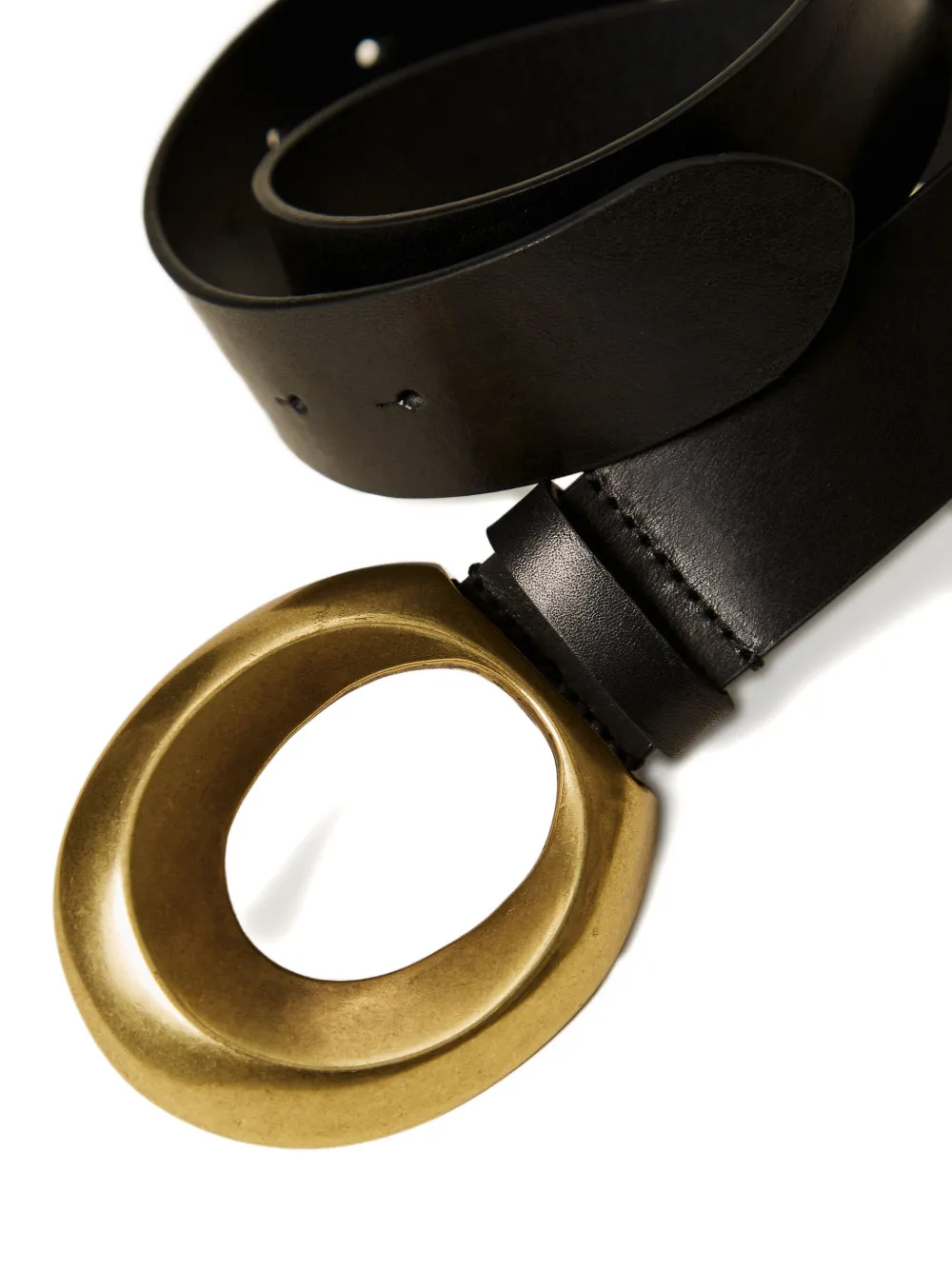 TWINSET Riem met ovalen gesp - Zwart