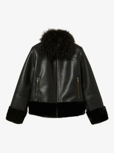 TWINSET faux-leather coat