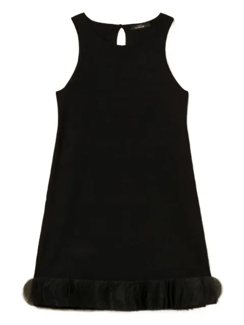 TWINSET tulle-trimmed mini dress