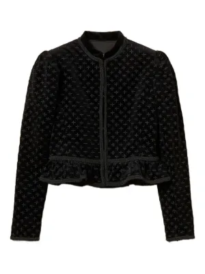 FENDI モノグラム クロップド ジャケット | ブラウン | FARFETCH JP