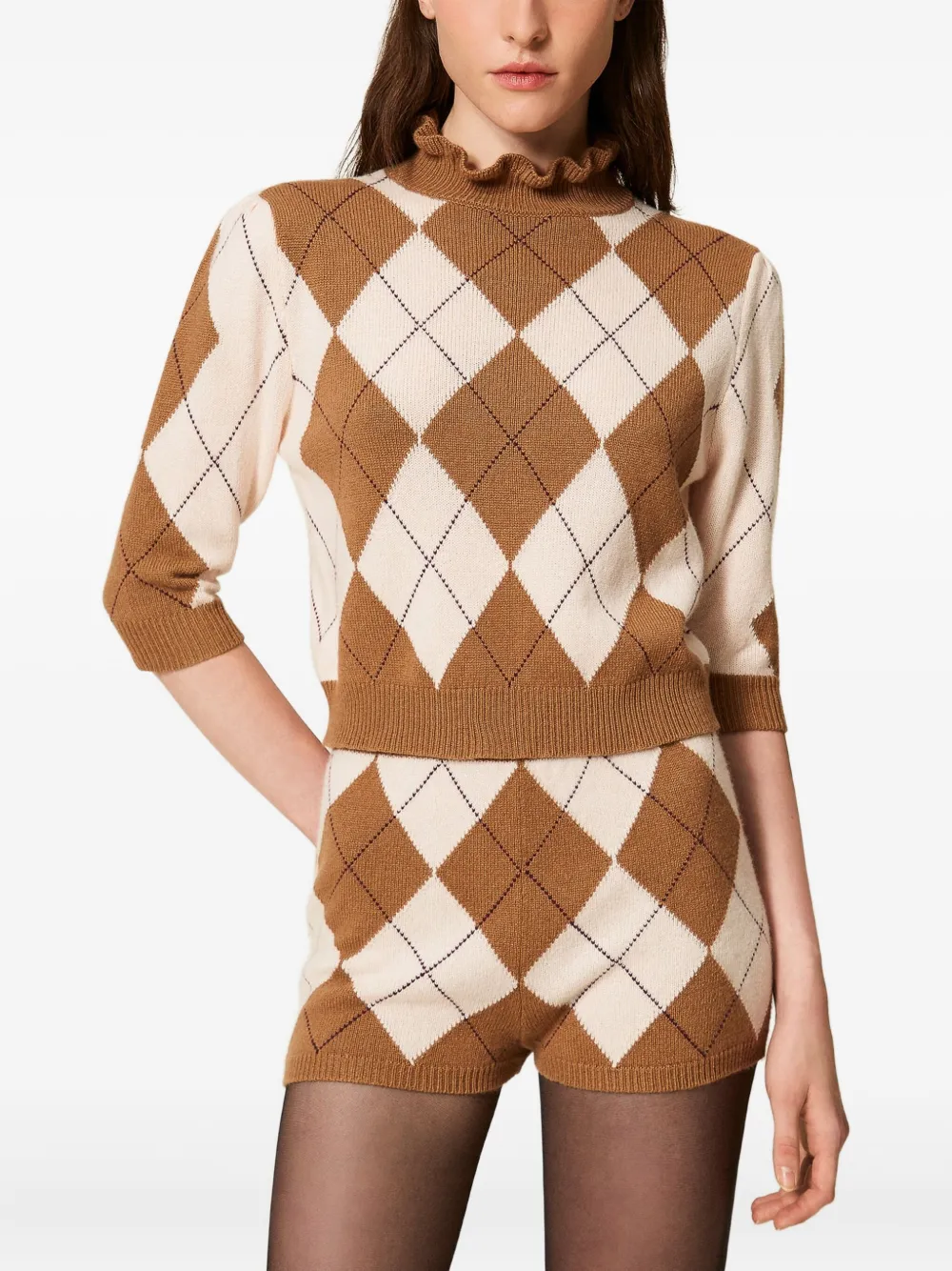 TWINSET diamond-pattern shorts | Short & Mini Shorts | Image 2