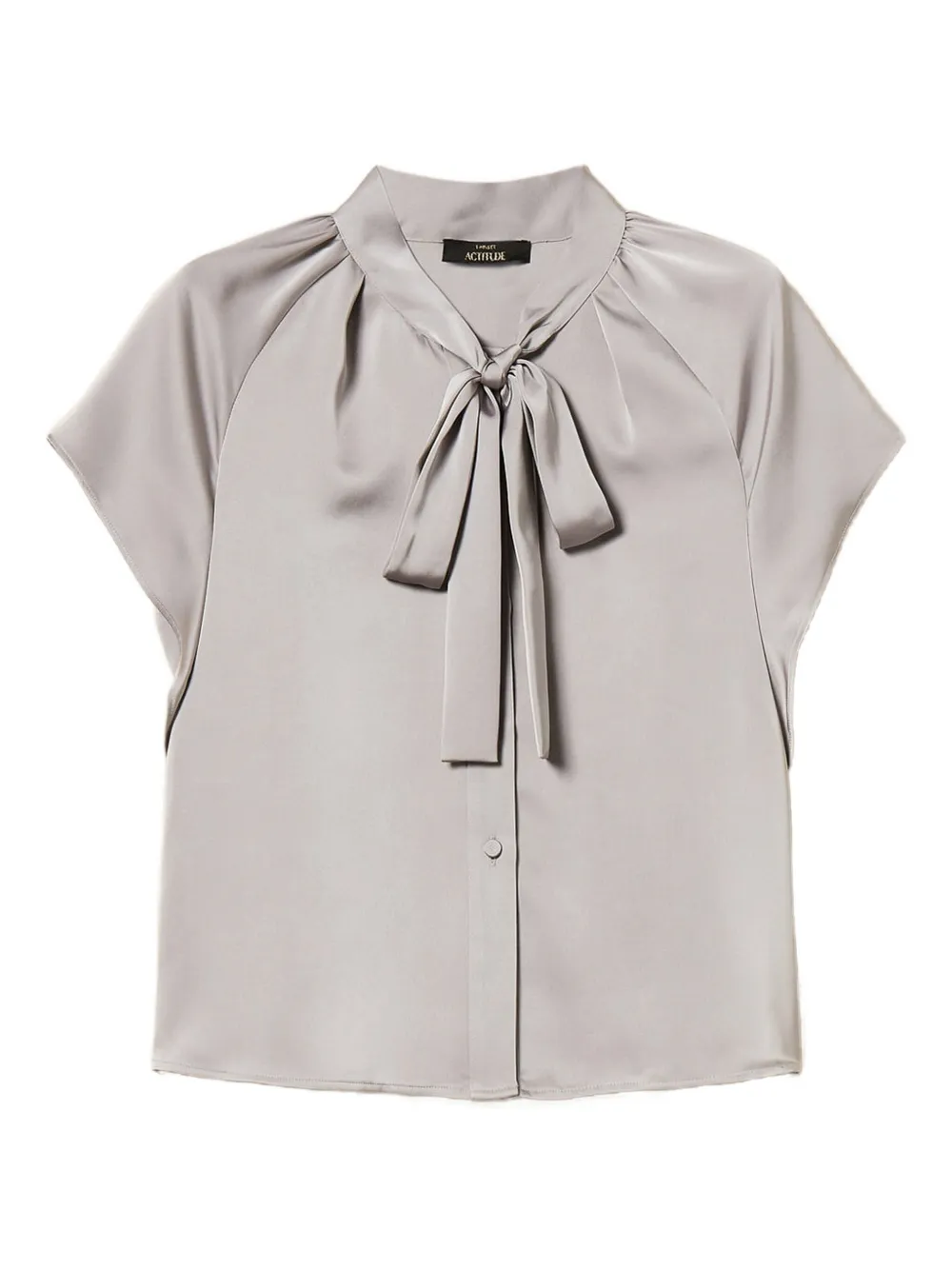 TWINSET Blouse met strik Grijs