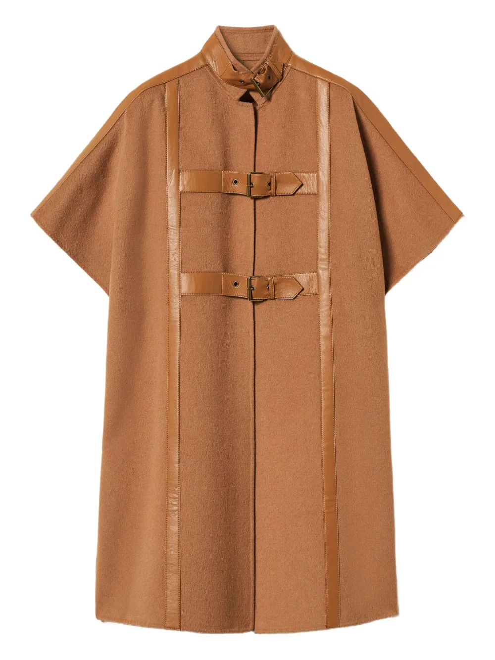TWINSET buckle-fastening cape | Brown | Image 1