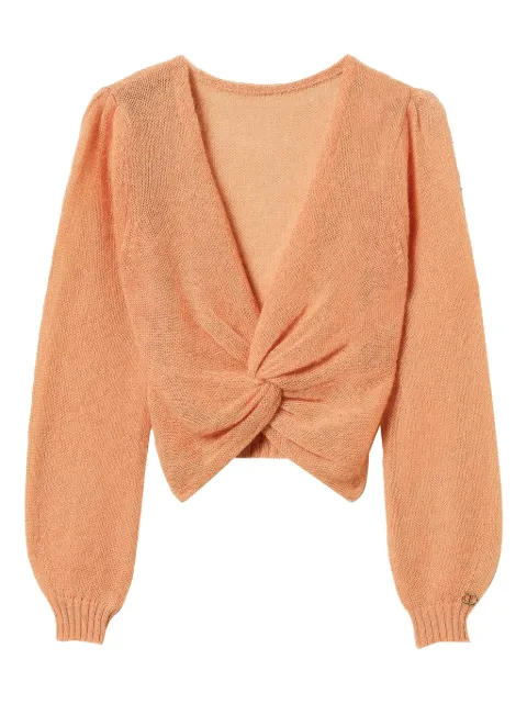 TWINSET twist-detail sweater 