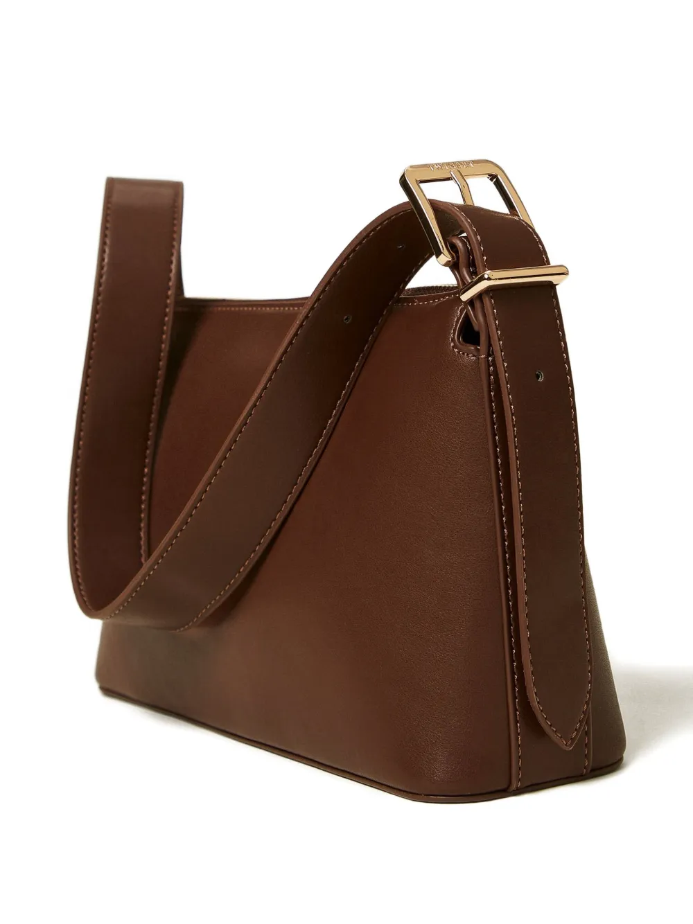 TWINSET Schoudertas met gesp Bruin