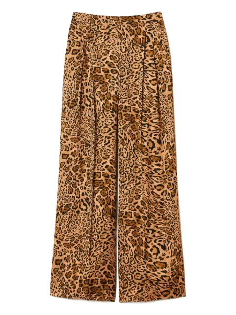 TWINSET pantalones con estampado de leopardo