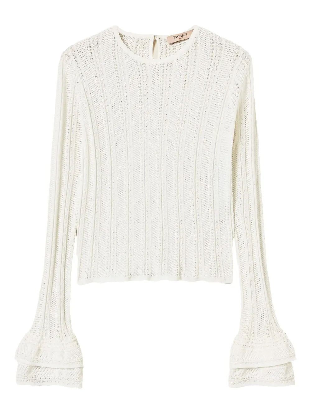 TWINSET Opengebreide top Wit