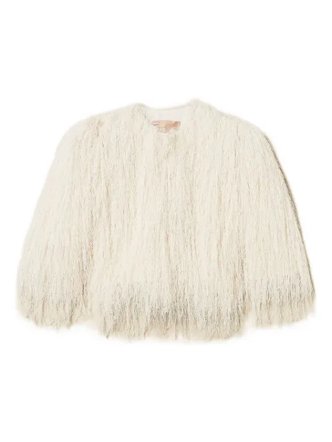 TWINSET fringe-trimmed  jacket