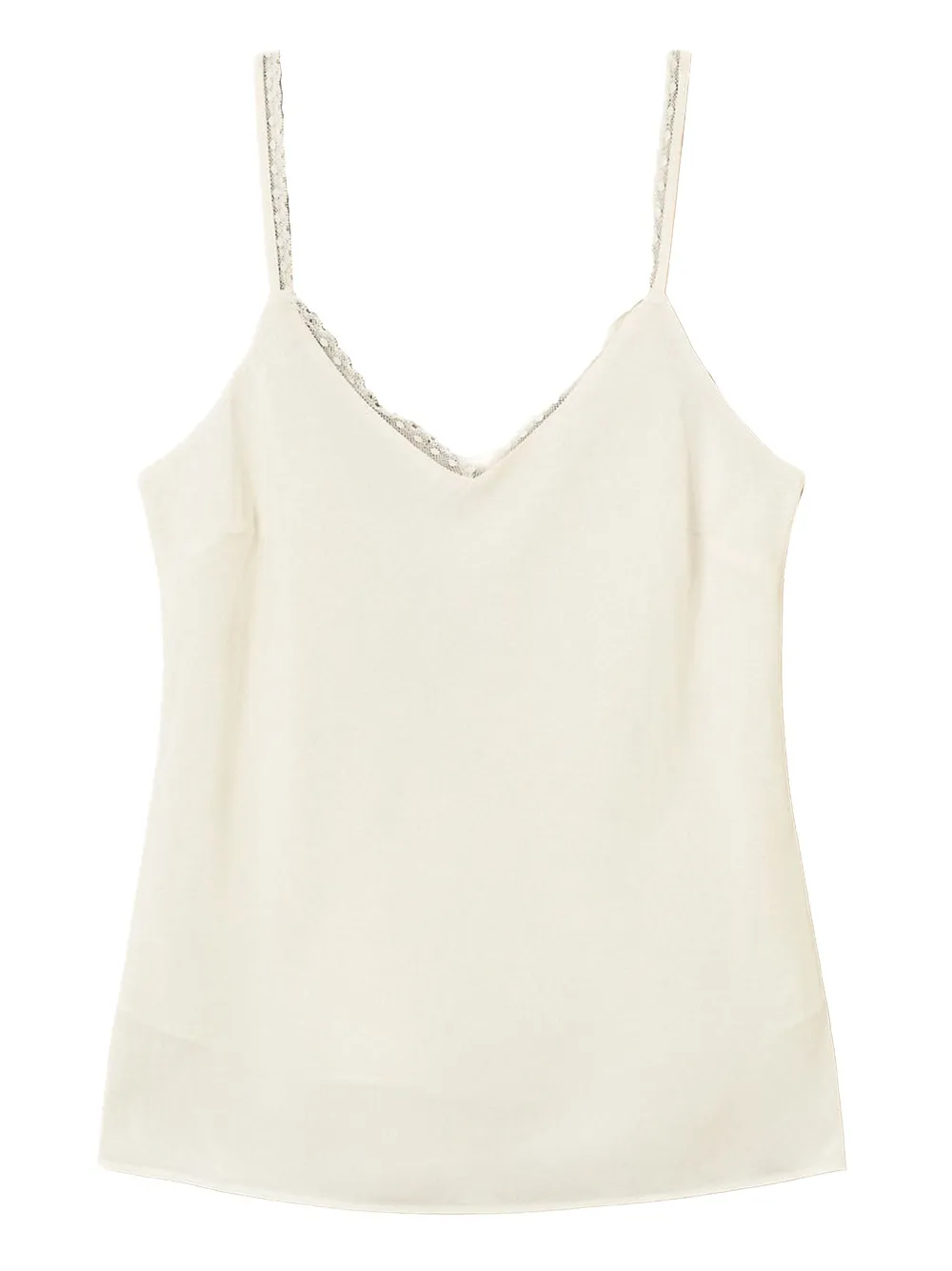 TWINSET lace-trimmed top | Neutrals | Image 1