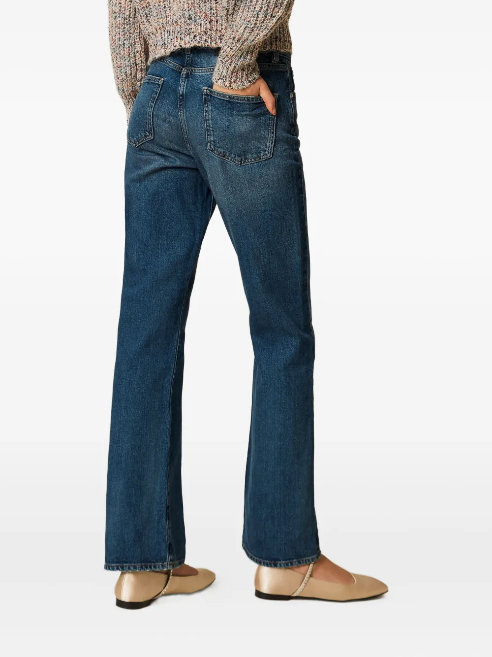 TWINSET Jeans met vijf zakken Blauw