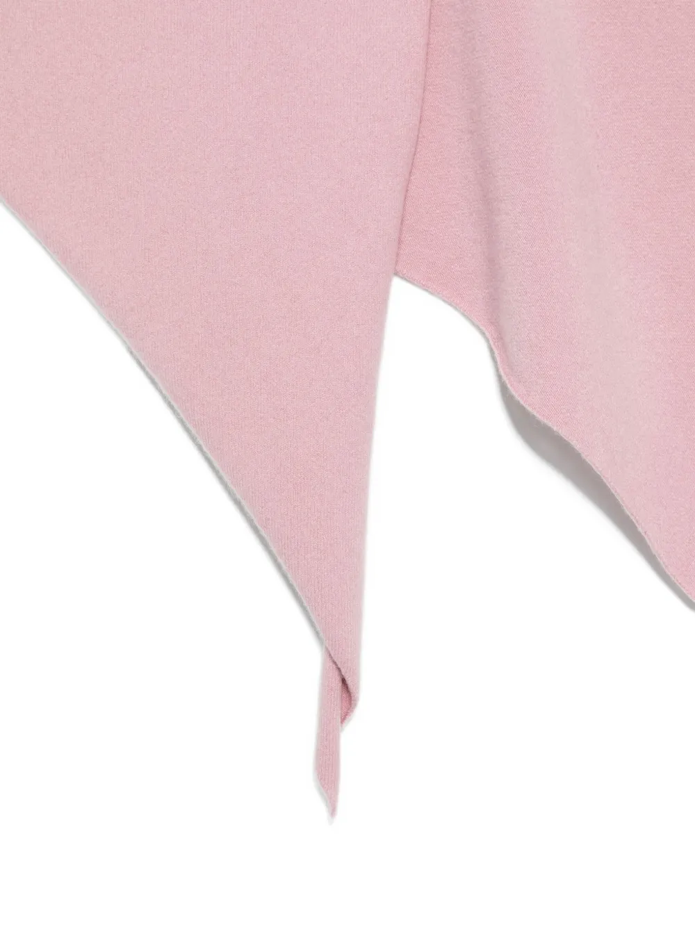 Extreme cashmere Witch triangle-shaped scarf - Roze