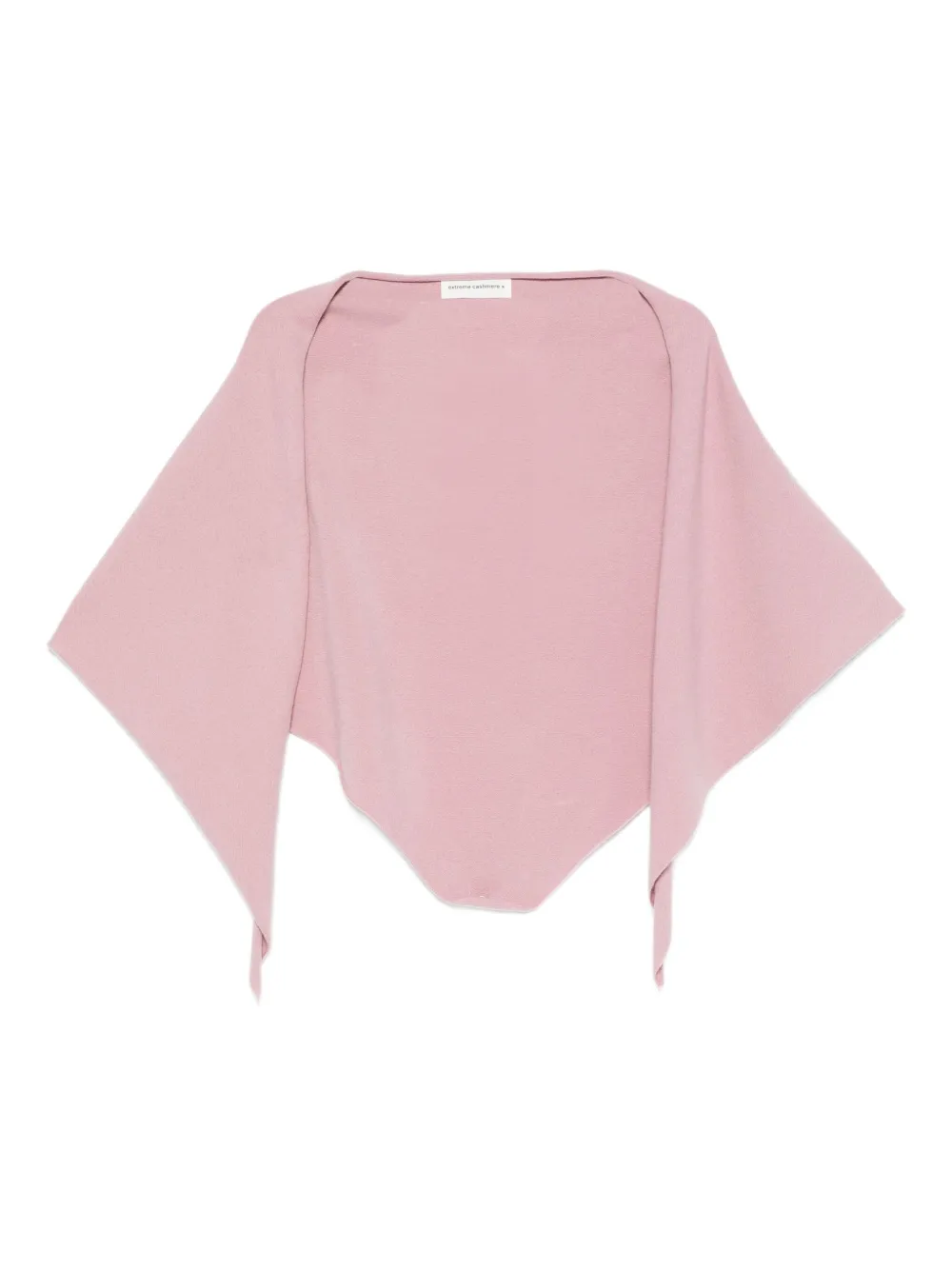 extreme cashmere Witch トライアングル スカーフ - ピンク extreme cashmere Witch トライアングル スカーフ - ピンク