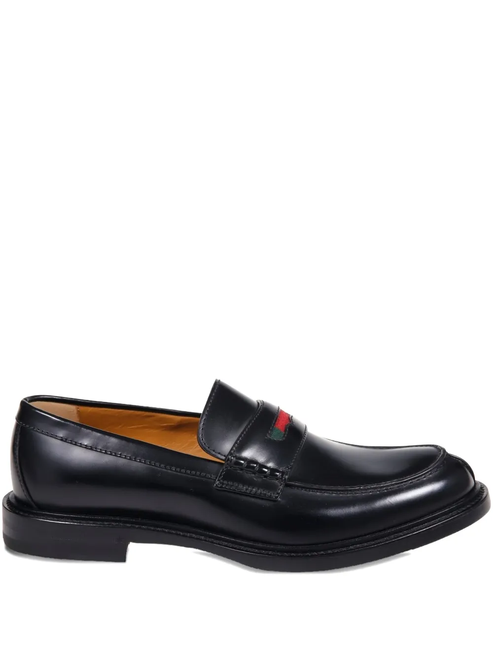 Gucci penny-strap loafers Zwart