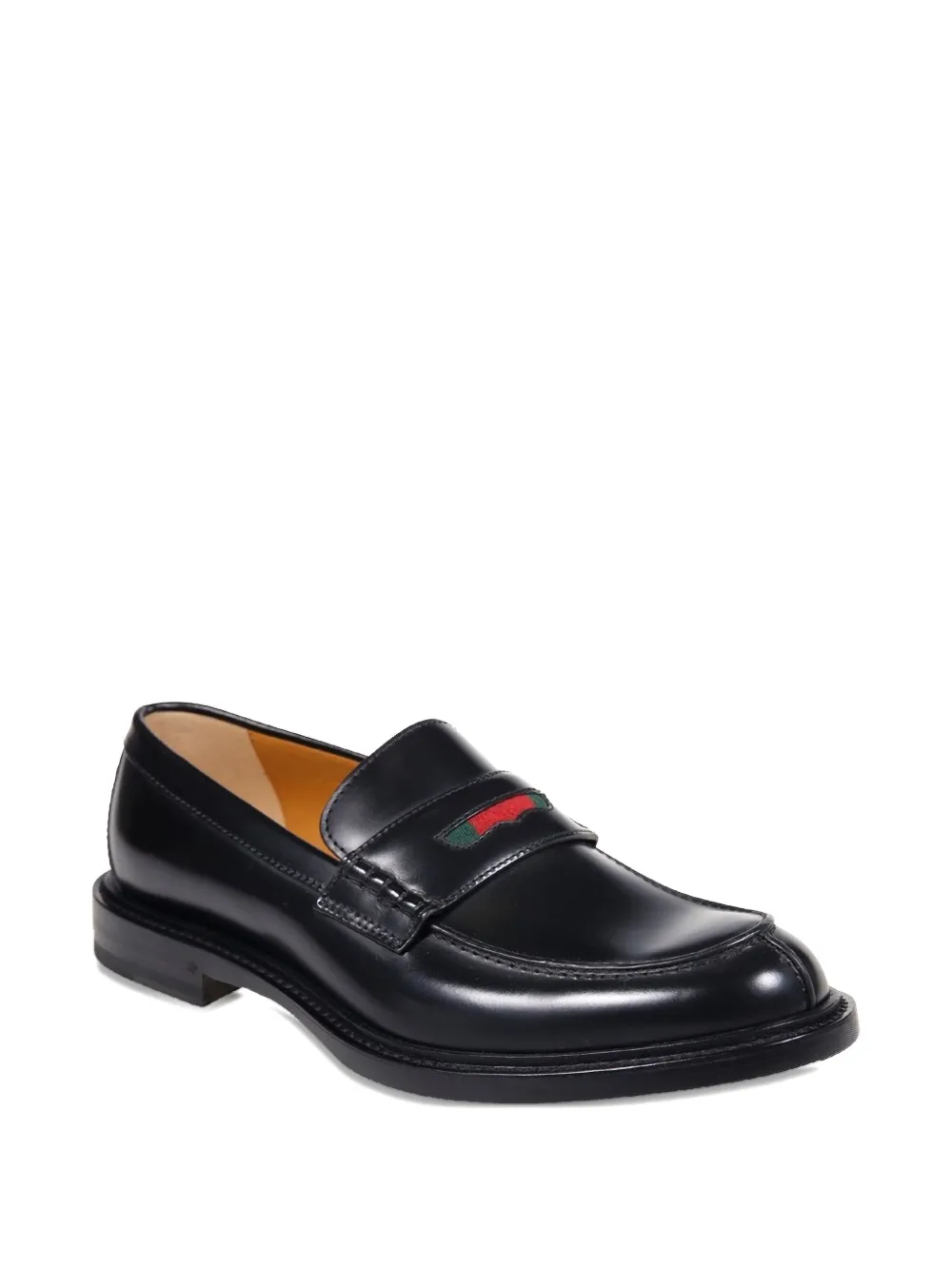 Gucci penny-strap loafers - Zwart